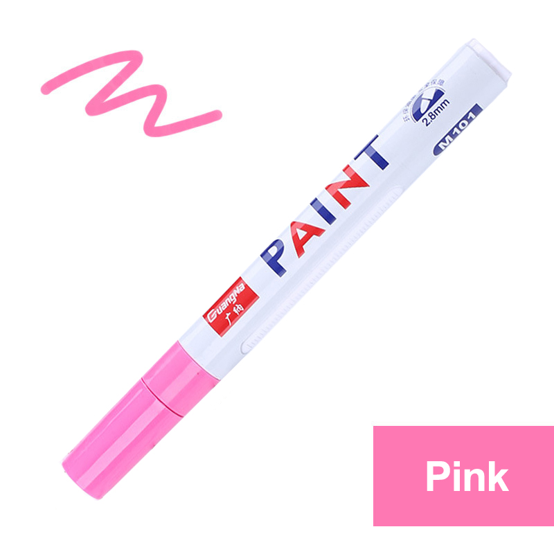 1pcs GuangNa Paint Pen M101 Oil Mark Pen Children's DIY Art Black Card Album Painting Graffiti Pen 2.8mm: light yellow