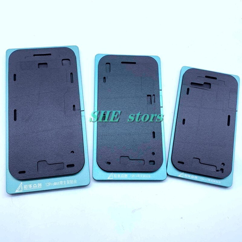 With Frame Laminating Mold For iPhone 12mini 12 Pro Max Lcd Display Screen Glass Replace Oca Laminate Mold