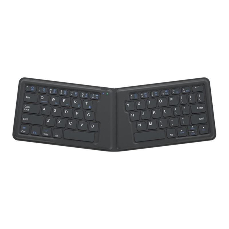 Light-Handy Mini Wireless Bluetooth Portable Leather Folding Keyboard Foldable Wireless Keypad for IOS/Android/Windows Tablet: Default Title