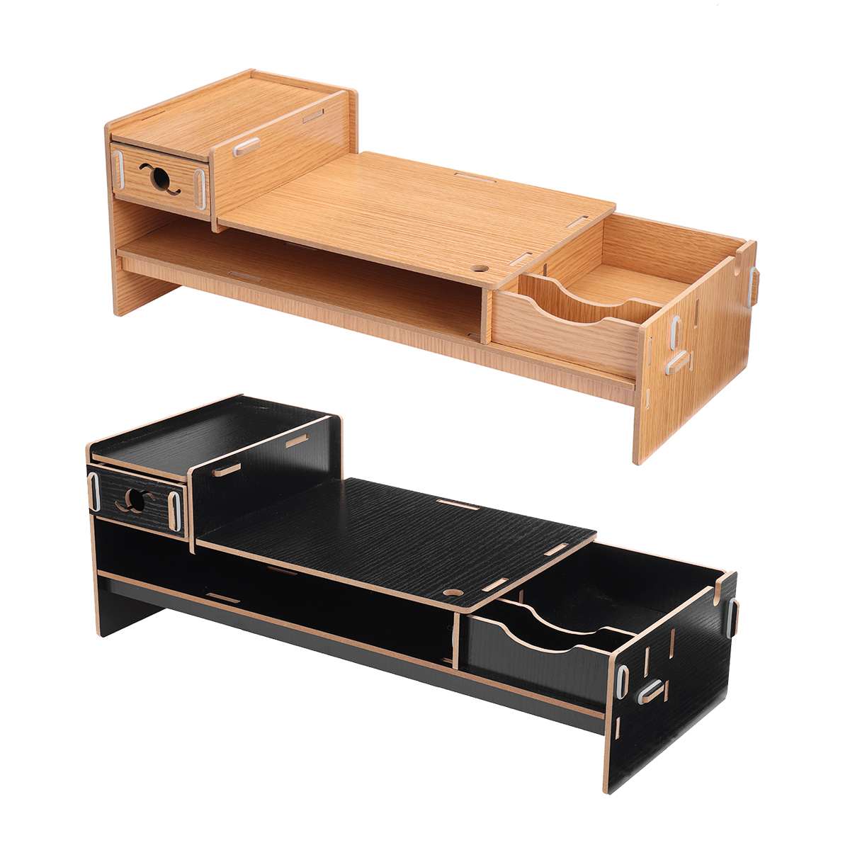 Multi-function Desktop Monitor Stand Neck Protection Computer Screen Riser Wood Shelf Plinth Strong Laptop Stand Desk Holder