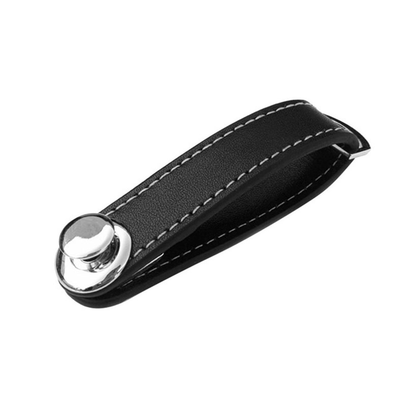 Car Key Pouch Bag Case Wallet Holder Chain Key Wallet Ring Collector Housekeeper Pocket Key Organizer Smart Leather Keychain: Dark Grey