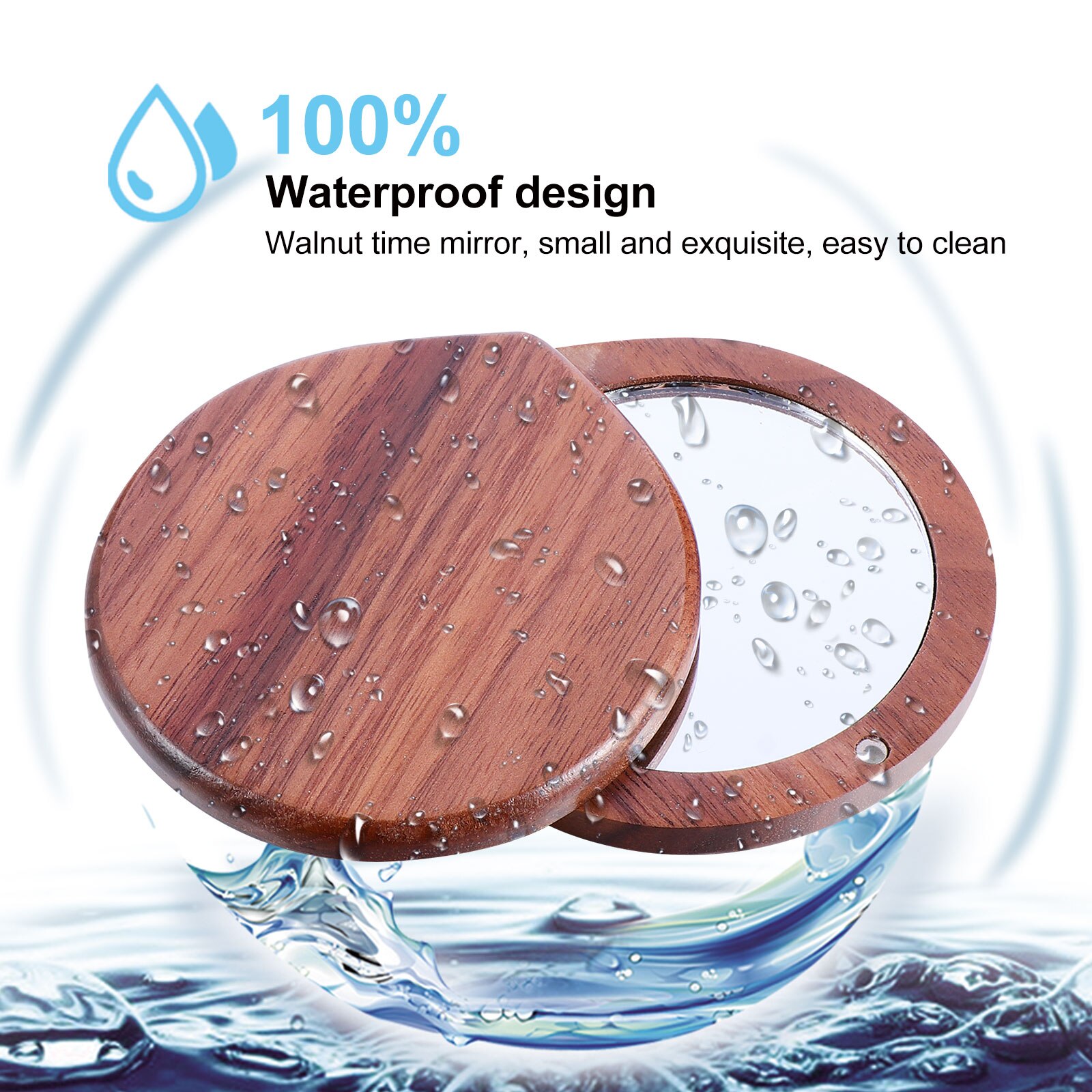 1Pc Make-Up Spiegel Opvouwbare Mini Comestic Spiegel Voor Thuis