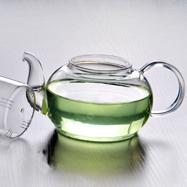 Resistent glas tekanna flaska kopp teblad 350ml infuser med butik kök suplly hem klitchen verktyg flaska