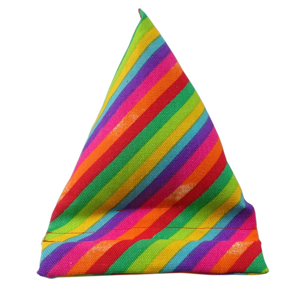Mobiele telefoon regenboog streep boekensteun ondersteuning kussen universeel thuiskantoor schuim draagbare leescanvas tablet kussenhouder