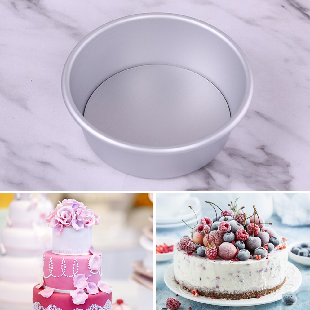 Ronde 4/5/6/7/8/9/10 Inch Aluminium Kerst Cakevorm Cake Tool bakken Tool Mould Pan Patroon Bakvormen Keuken Benodigdheden