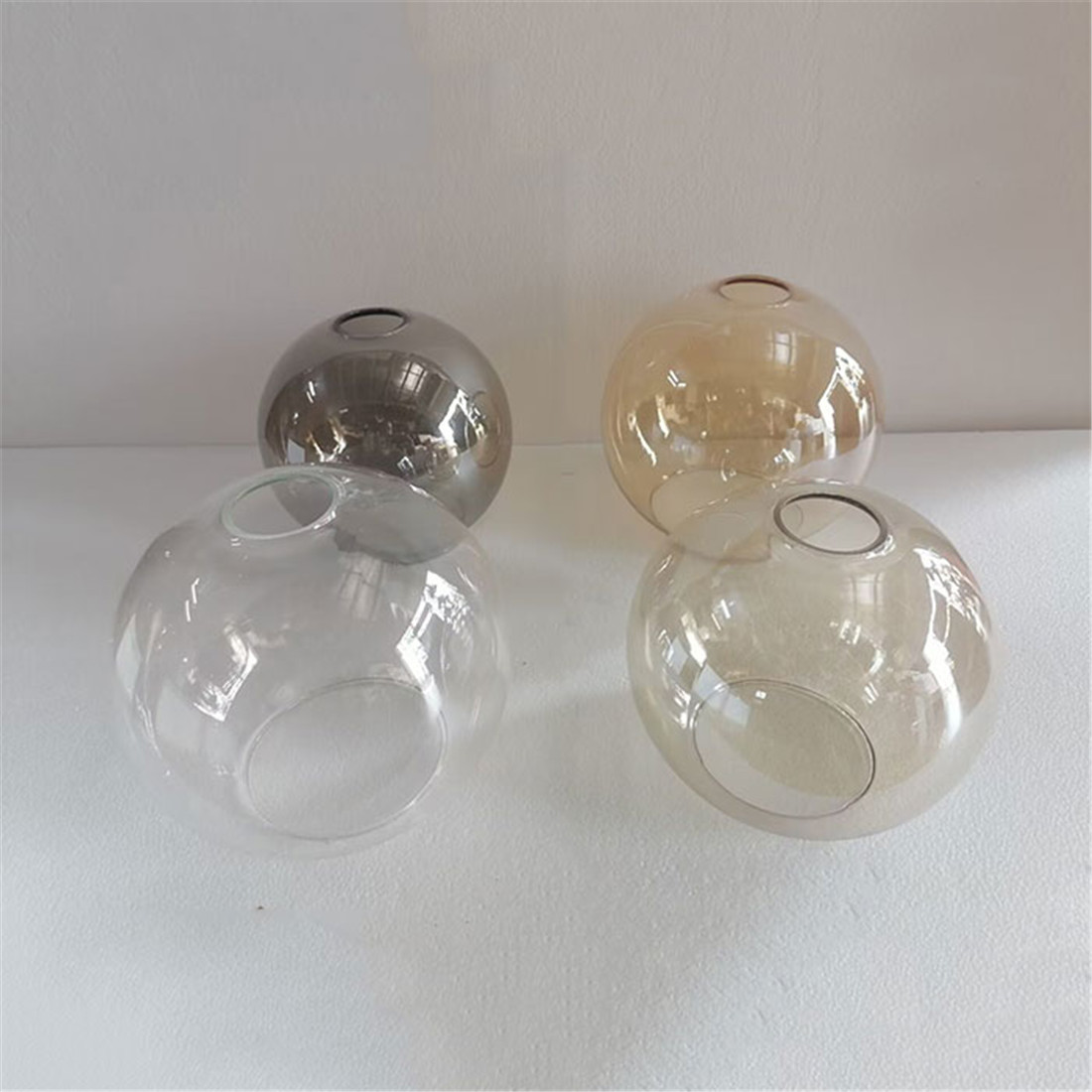 Glass Globe Lamp Shades Replacement Lampshade Cover for Light Fixture Wall Sconce Pendant Lighting Vanity Light Table Floor Lamp