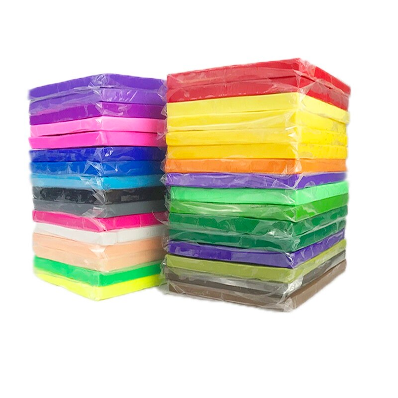 2019 nya 500g mjuk lera manuell giftfri e-skydd färg lera skulptur plasticine polymer barn student
