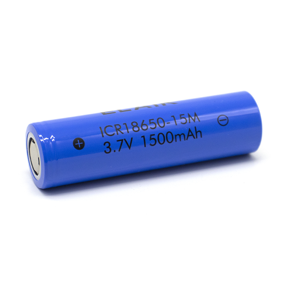 Batería de litio Digital recargable, 1-20 piezas, 3,7 V, ICR18650-15M, 1500mAh, adecuada para linterna pequeña, batería de ventilador pequeño