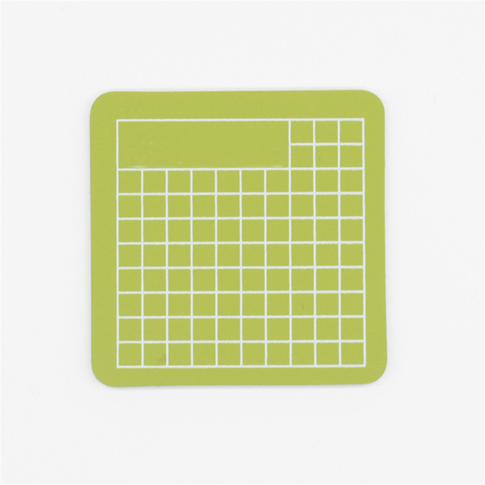 6*6cm PVC Cutting Mat Workbench Patchwork Cut for Scrapbooking Patchwork Carving Art Manual Tool Soft Self-healing Cutter Board: light gren