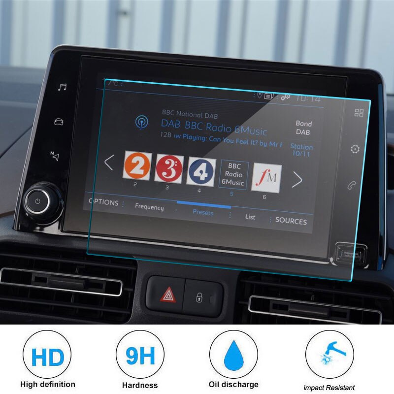 Kæledyrsfilm skærmbeskytter til peugeot rifter lcd instrumentpanel skærm auto interiør tilbehør bilradio