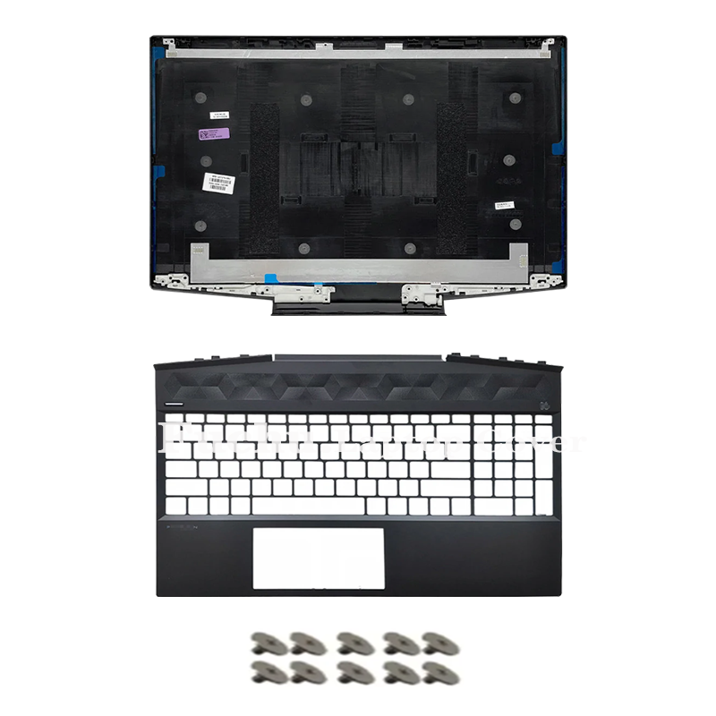 für HP Pavillon 15-dk 15t-dk TPN-C141 Laptop LCD-Rückseite Vorderseite blende Scharniere Tastatur Handballen auflage Kühlkörper Boden gehäbenutzen: Minze Grün