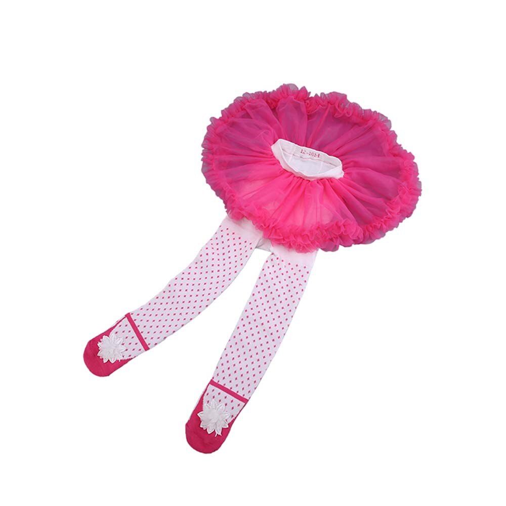 Gooulfi-medias de malla de algodón para niña recién nacida, pantis de Color sólido para niña, medias informales rosas para niña de 12 a 18 meses