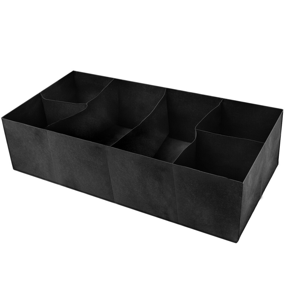 Planting Bag Garden Beds Vegetable Planters Rectangle Growing Packets Reusable Black 30cm High For Vegetables Flowers Felt Bags