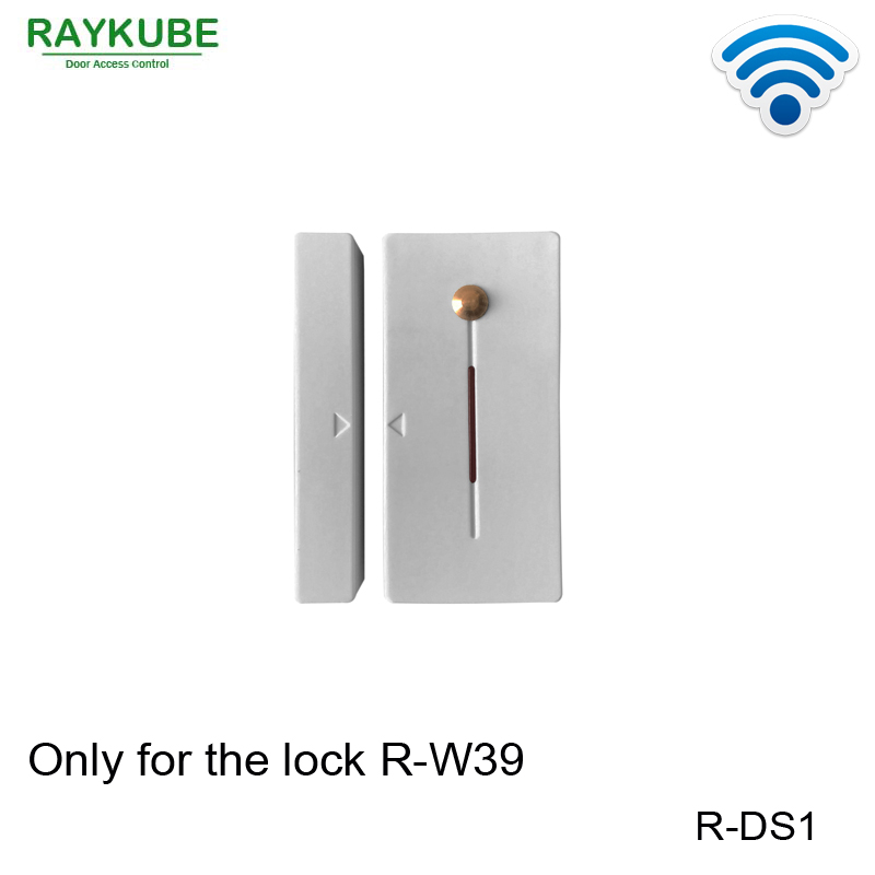 RAYKUBE R-DS1 Draadloze Deur Sensor Met Exit Unlock & Vergrendeld Werken Alleen Voor Onze Lock R-W39
