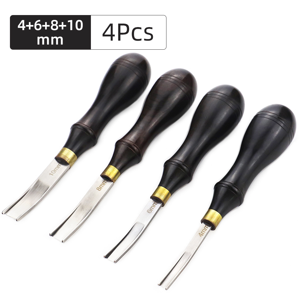 Leather Edge Bevelers Leather Craft Edge Tool, French Edge Skiver, DIY Tanned Leather Trimmer, Chamfering Trimmer, Sealing Tool: Clear