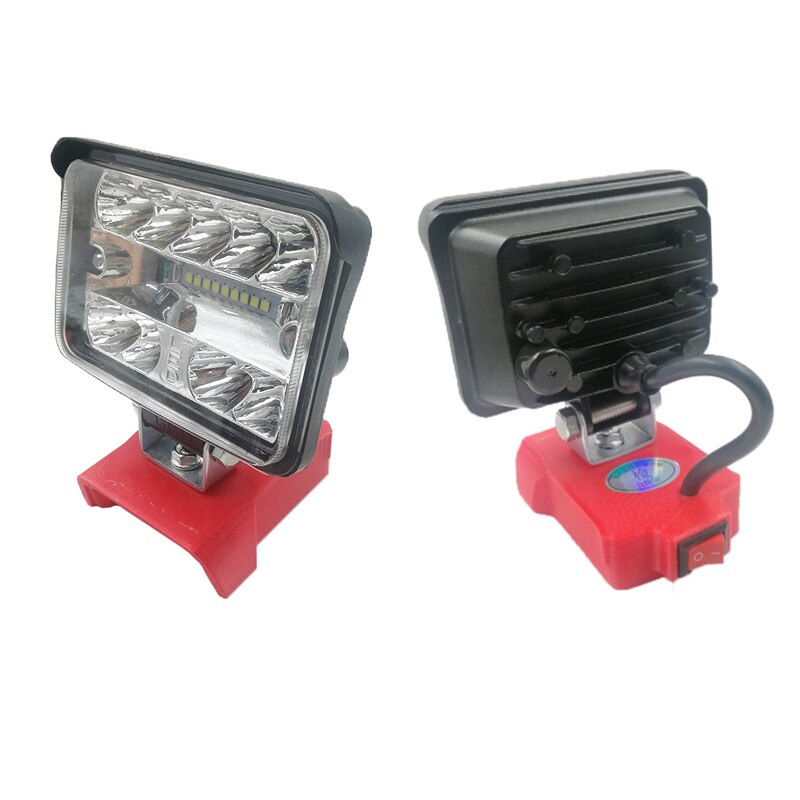 Led Lamp Werk Licht Voor Milwaukee M18 Spotlight Voor Milwaukee 14.4V 18V Li-Ion Batterij M18