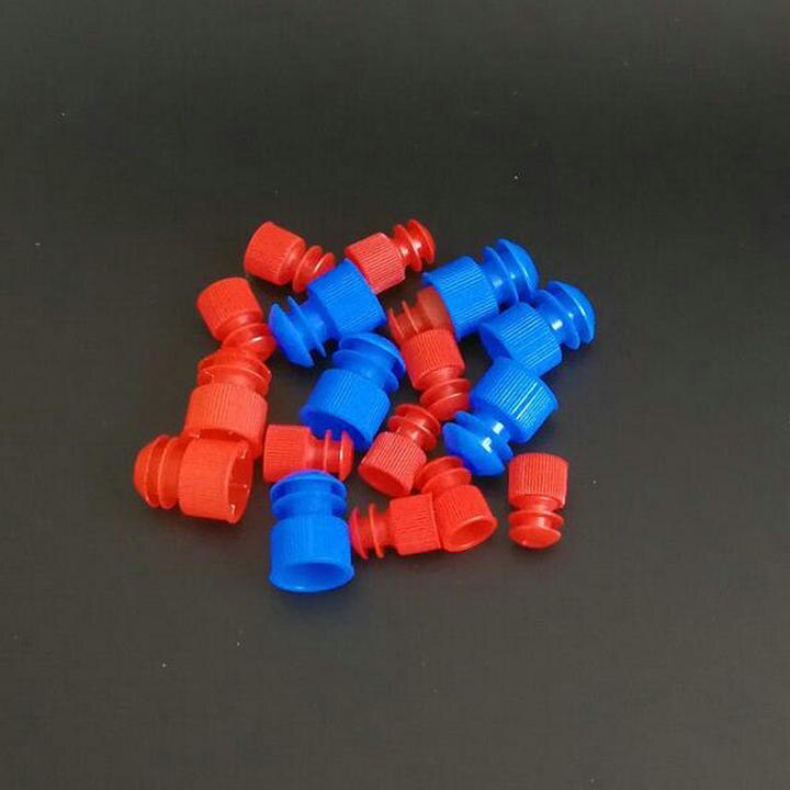 100pcs/lot Test tube screw cap, push cap for test tubes's Diameter 12mm/15mm