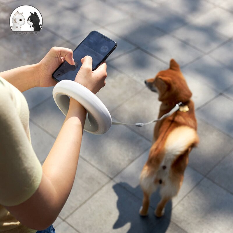 Hondenriem Automatische Intrekbare Met Licht Sterke Harnas Hond Leash Voor Katten Outdoor Led Huisdier Hondenriem hond Touw