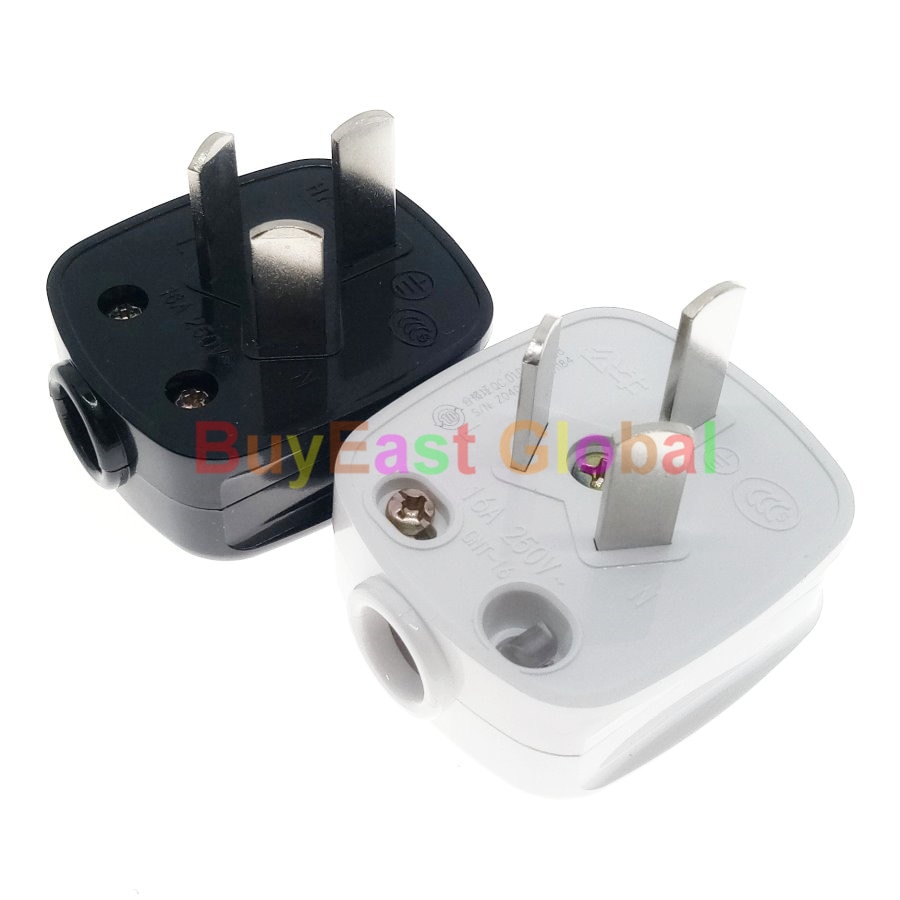 16Amp China 3 Flat Pin Male Main Power Plug RIY Re... – Vicedeal