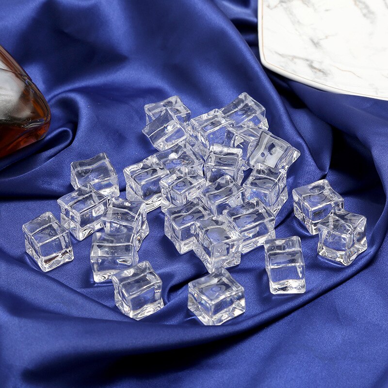 BoxiSlime Charms Supplies Toys Addition Pretend Ice Cube Accessories DIY Decor Filler For Fluffy Clear Crystal Slime