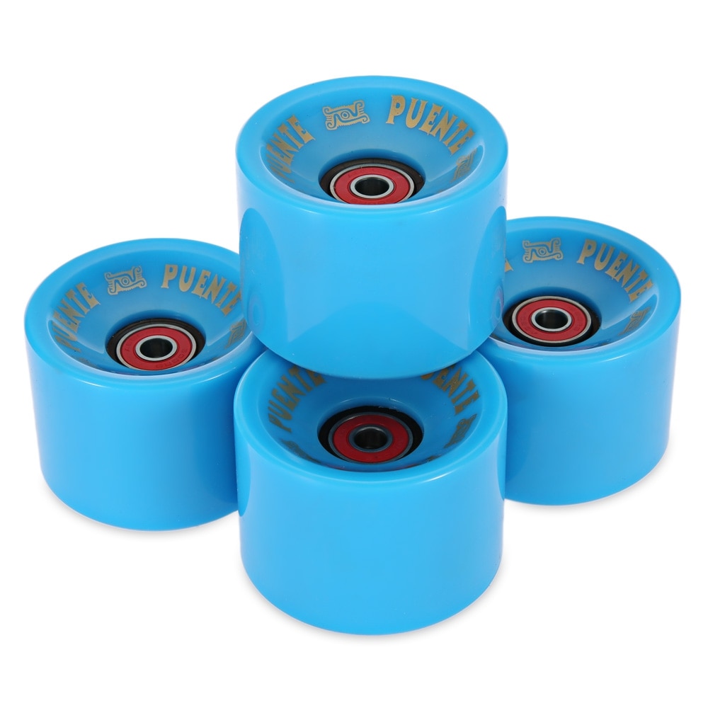 4 stk 70 x 51mm skateboard hjul til ollie punk og jumping hårdhed skateboard hjul skate board longboard hjul med leje