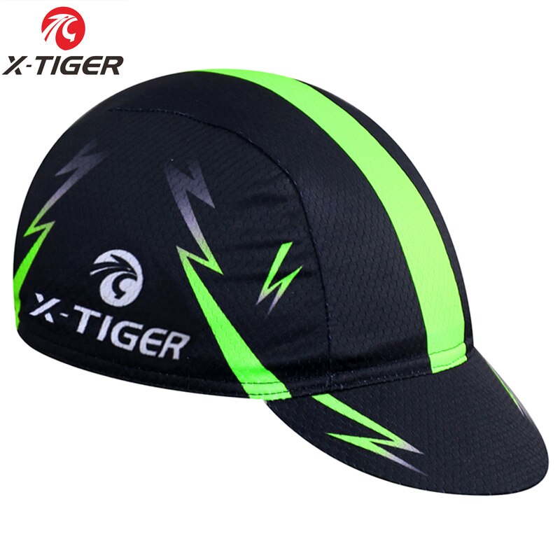 Gorros de Ciclismo de cabeza de Bicicleta de X-TIGER gorra de casco de Bicicleta tamaño libre Bicicleta Anti-sudor gorra de Ciclismo: Verde
