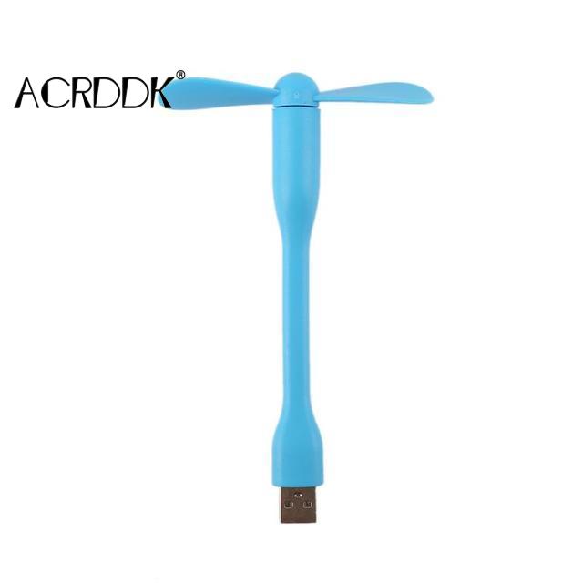 USB Fan Flexible Portable Mini Fan and USB LED Light Lamp Xiaomi Book For Power Bank Notebook Computer USB Gadgets FL