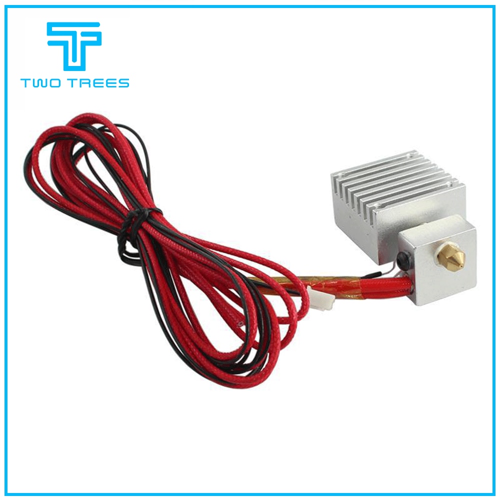 3D Printer Parts MK8 Extruder J-head 12V Extruder Aluminium Extruder 1.75mm Filament 0.4mm nozzle for TEVO Tarantula Tornado