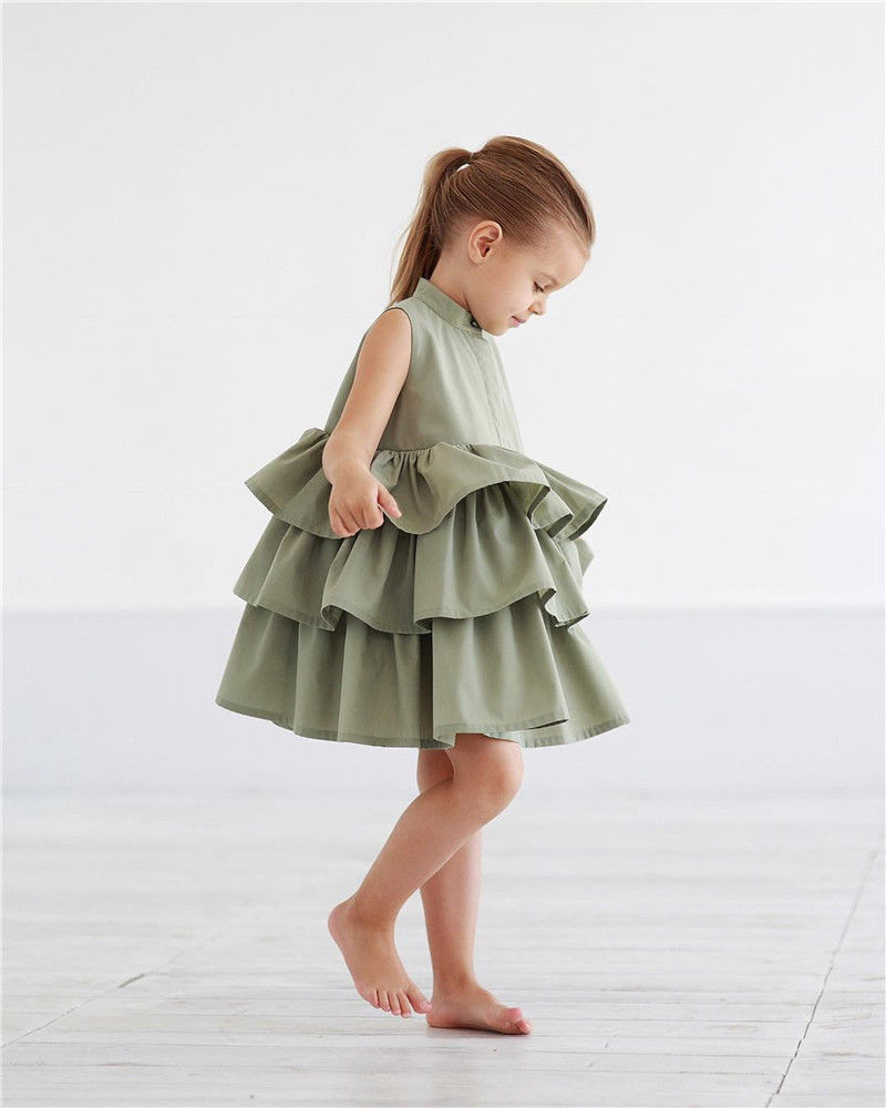 JiAmy Badpak voor meisjes, eendelig, mouwloos, bloemenpatroon, ruches, elastische bandjes, zwemkleding voor 2-7 jaar, 92-122, blauw, 6-7 Jaar