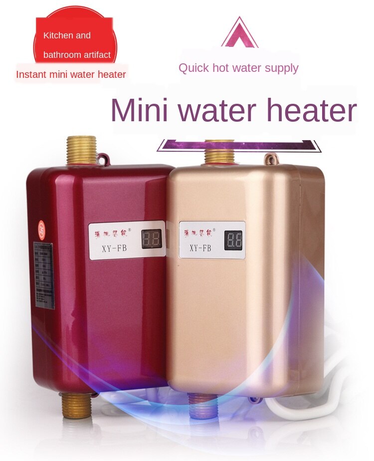 Mini Miniture Boiler Instant-Verwarming Elektrische Boiler Huishoudelijke Keuken Kleine Boiler