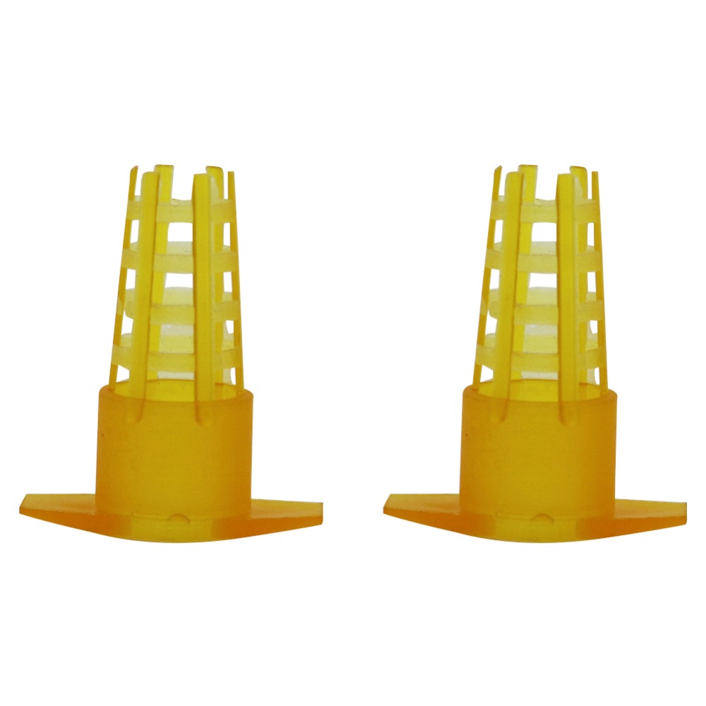 20 Stuks Plastic Bijenkoningin Kooi Beschermkap Celkooien Beschermer Bijen Gereedschap Bijenteelt Apparatuur