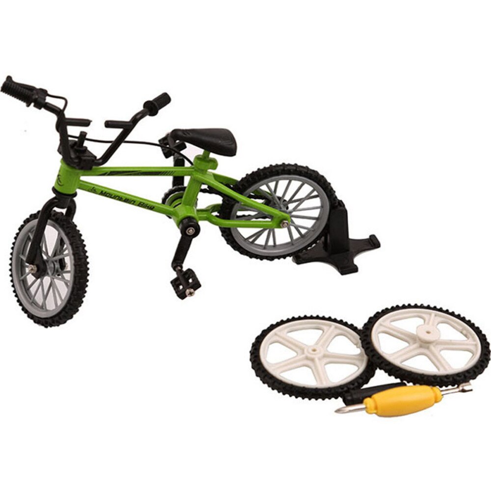 Juego de Mini bicicletas de montaña para bebé, Set de Mini bicicletas de dedo con 2 uds, caja de venta al por menor, con neumático de repuesto, para