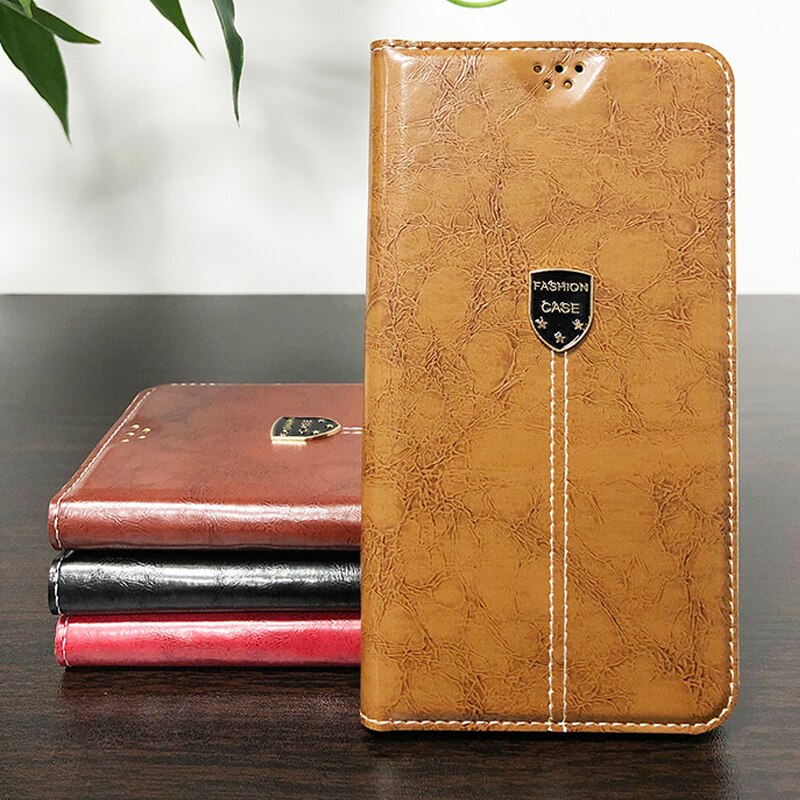 Stand PU Leather Wallet Cover Case Voor Asus Zenfone 3 Max ZC520TL X008D 5.2 "Boek Cover Case Voor asus Zenfone ZC 520TL: Khaki