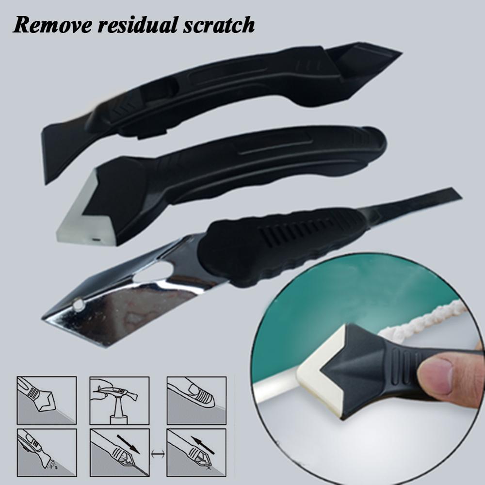 Multifuntion Silicone Remover Caulk Finisher Sealant Smooth Scraper Grout Kit Hand Tools Plastic Sealant Trowel