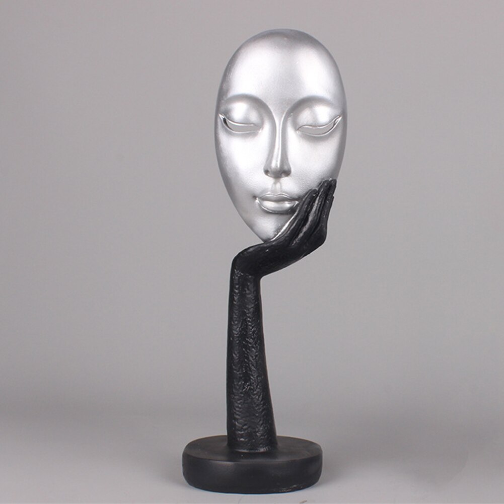 Abstrait visage humain modèle Statue résine Statues pour la décoration Sculptures Art artisanat bureau Sculpture bureau décor à la maison