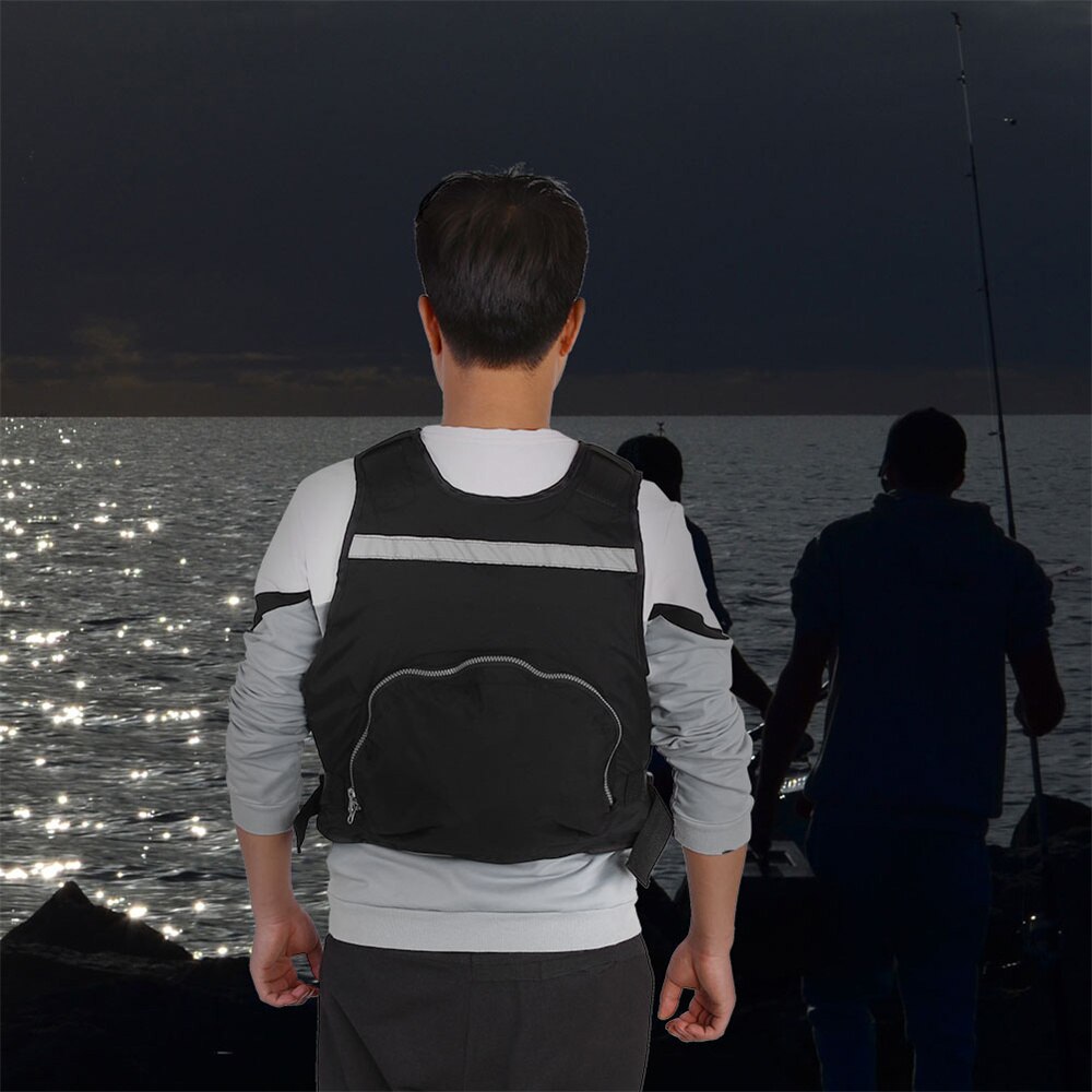 Outdoor Unisex Swimming Life Jackets, Adult Anti-overflow Vests, Essential Life-saving Equipment for Outings,Camping and Boating