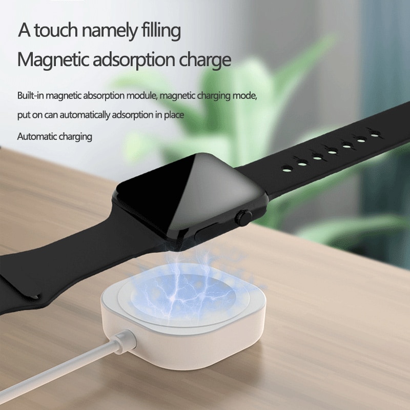 Draadloze Snelle Oplader Voor Apple Horloge Serie 6 Se 5 4 3 2 1 Snelle Mini Usb Magnetic Charging Dock station Voor Iwatch Accessoires