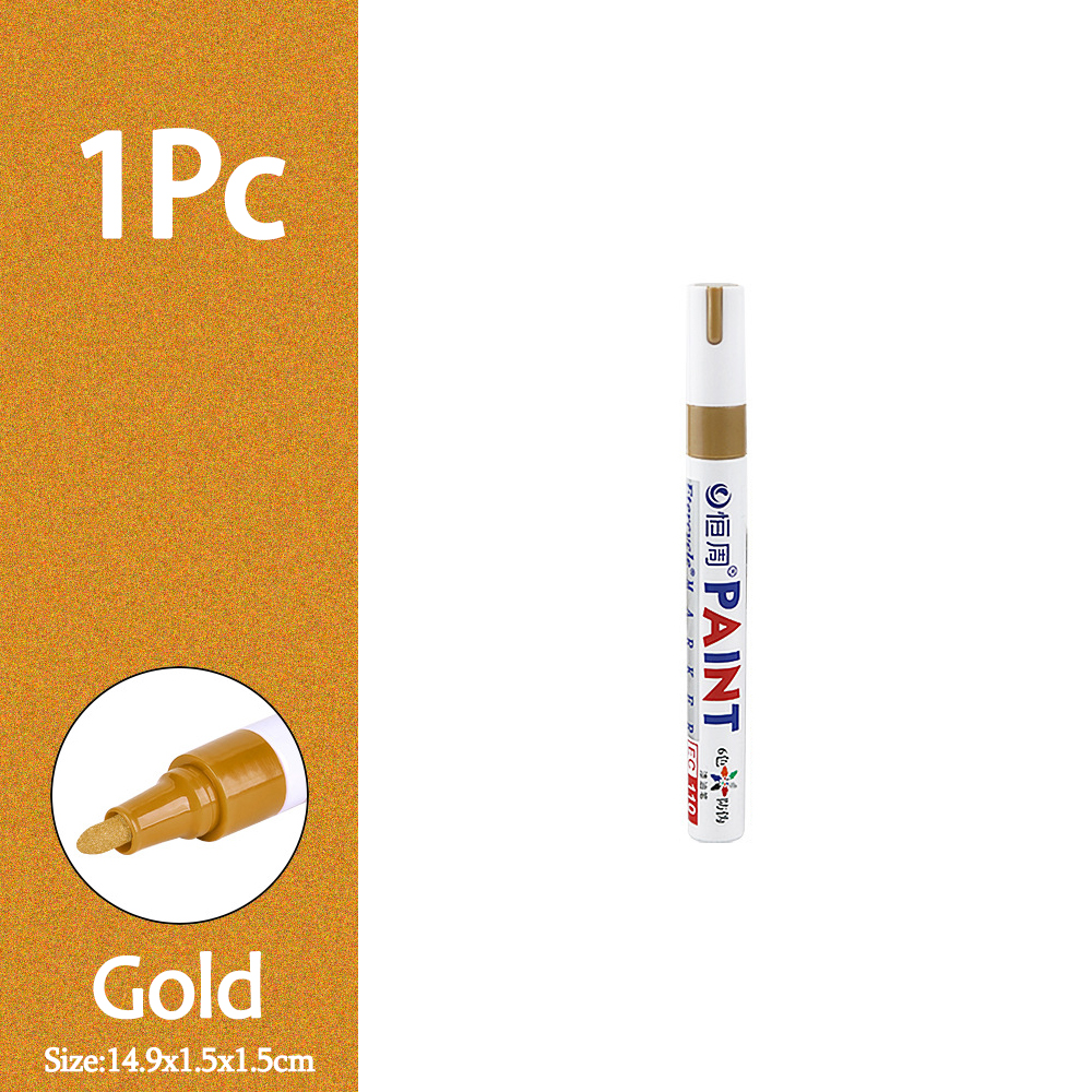 1/3/6/12 sztuk kolorowe znacznik robić farby permanentnej wodoodporne białe markery bieżnik opon gumowa farba robić tkanin metalowe pisaki robić malowania: Mieszane kolor