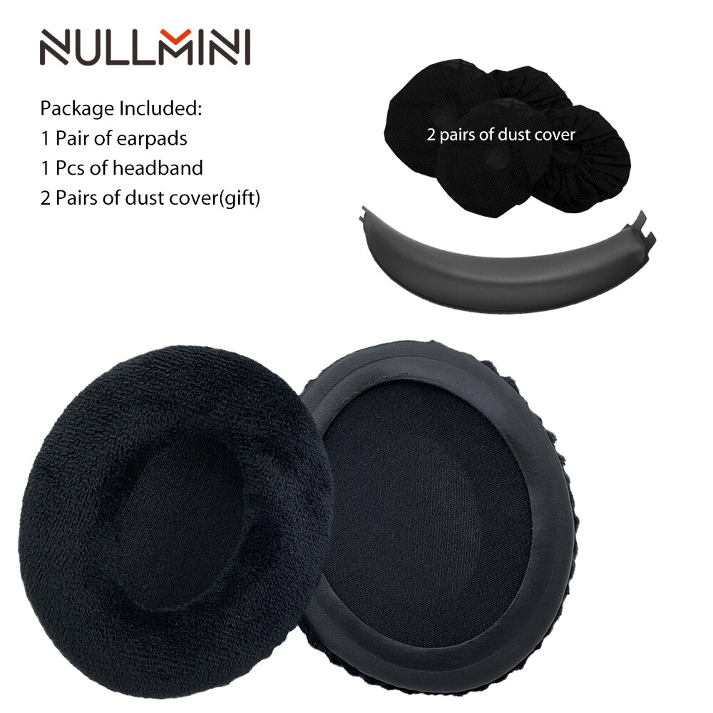 NullMini-almohadillas de repuesto para HyperX Cloud Flight, auriculares, diadema, manga de orejera: 3 and headband