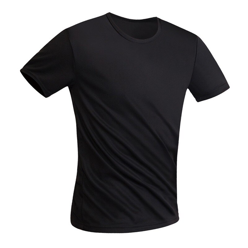 Anti-smutsvattentät män vandring fläcksäker t-shirt hydrofob andas antifouling snabbtorkande topp kortärmad