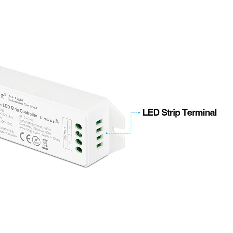 FUT036 Miboxer DC12V ~ 24V 2,4 GHz Einzigen Farbe LED Streifen Regler dimmen LED lampe licht Band Dimmer Können gesteuert werden mit APP