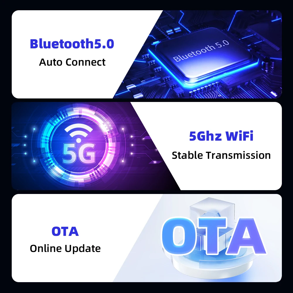 Adattatore senza fili CarPlay androide auto senza fili Carplay Ai scatola Dongle USB per Mela Iphone Telefono androide auto Collegare per 98% auto