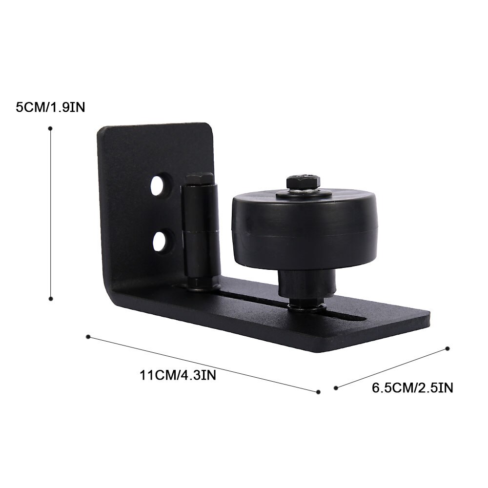 8 In 1 Adjustable Carbon Steel Floor Guide Slides for Sliding Barn Door Sliding Door Fittings Mechanism Track Furniture Fitting