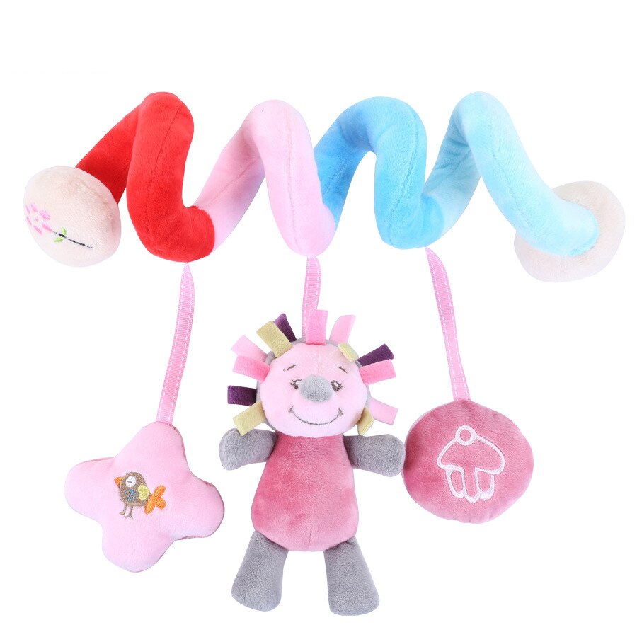 Baby Rattles Mobiles Children Activity Spiral Crib Bed Bell Baby Playing Kids Stroller Newborn Educational Toy for Children: Style C