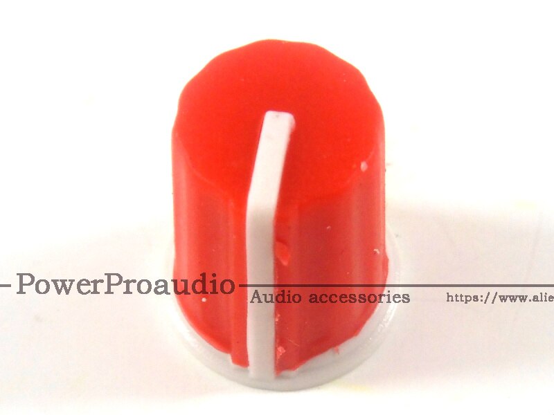 10x DJ Mixer Drehknopfkappen - Roter Gummi Potentiometer Regler für Pioneer DJM Mischpult