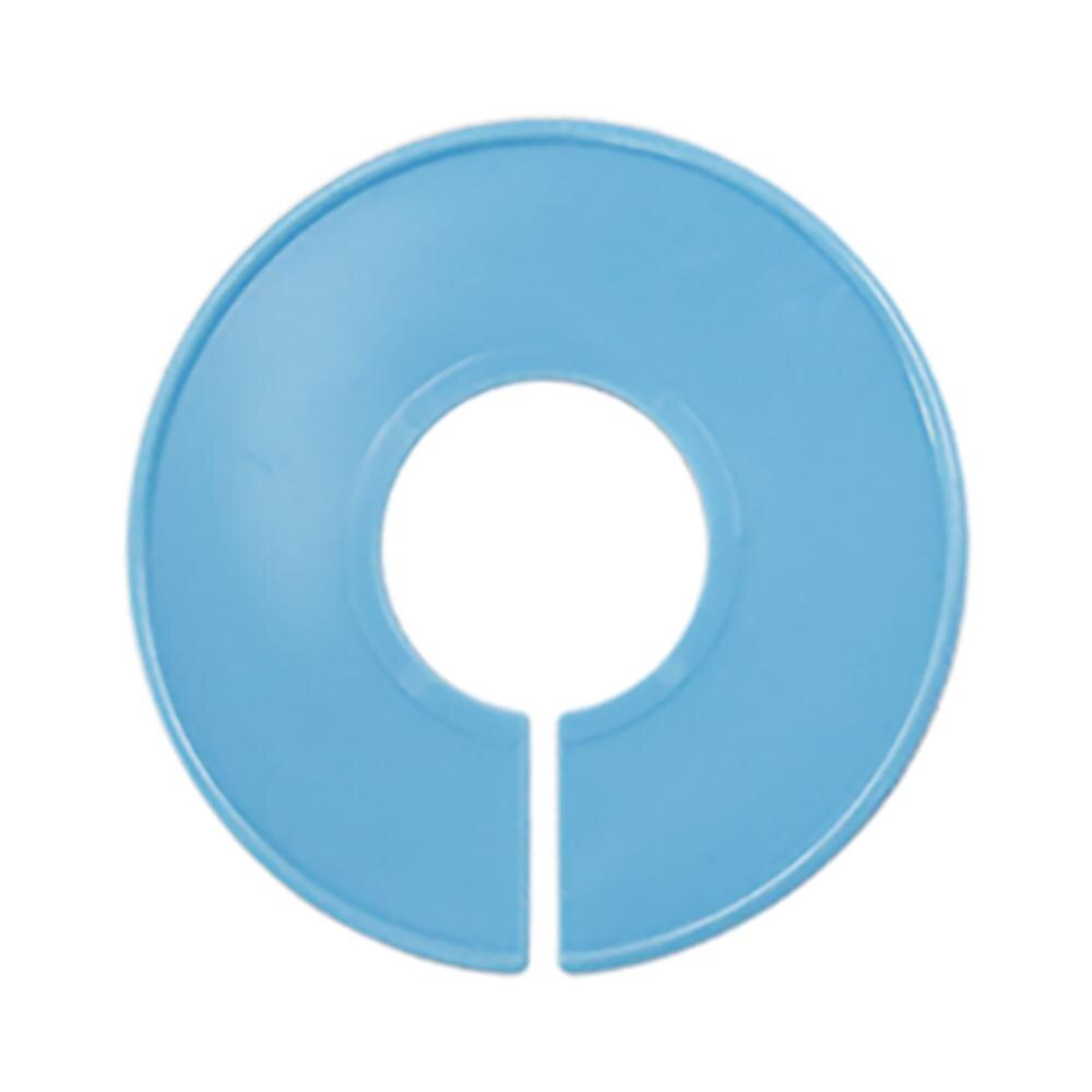 6/8/12Pcs Diy Baby Kleding Maat Verdelers Plastic Kleden Markering Ring Maat Verdelers Garment Maat Tags ronde Hangers Rack: Light blue-6Pcs