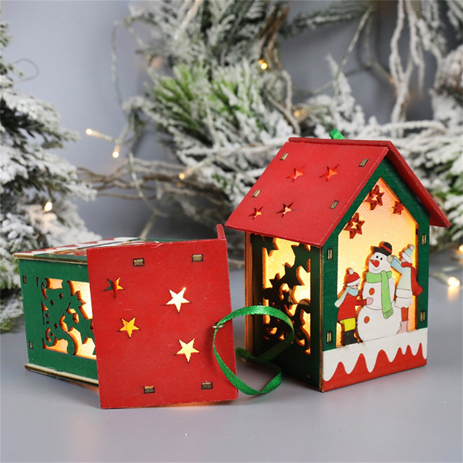 Kerstversiering Nachtlampje Led Kerst Wind Lantaarn Ornamenten September 23rd