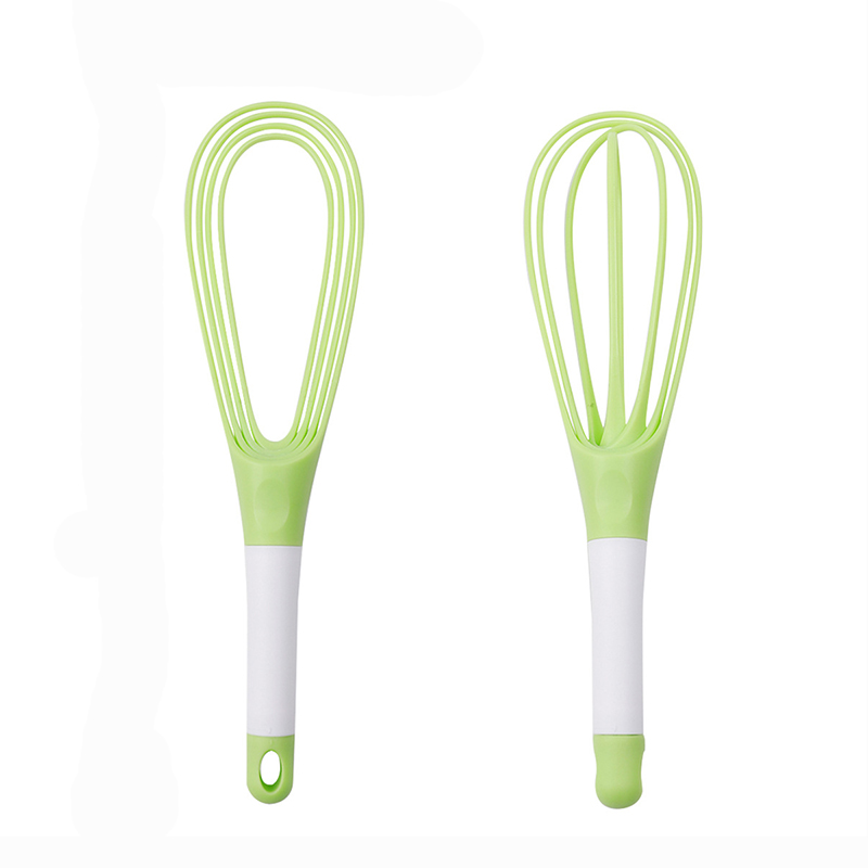 1 stuk 2-in-1 twist garde, opvouwbare ballongarde Plastic eierklopper voor koken en bakken - keukengereedschap