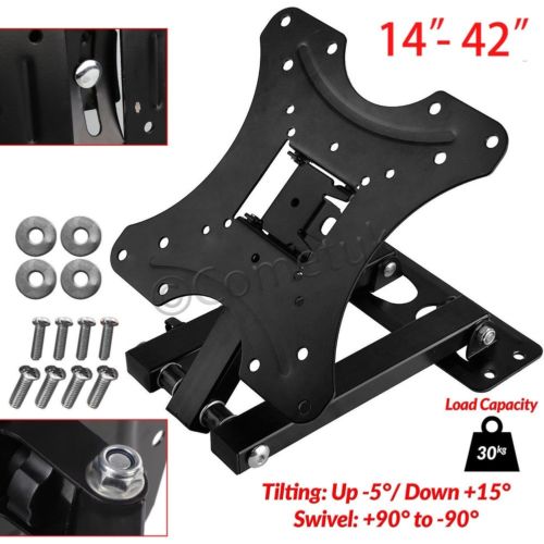 US TV Wall Bracket Mount Swivel Tilt 14 21 23 26 32 37 40 42 TV Brackets