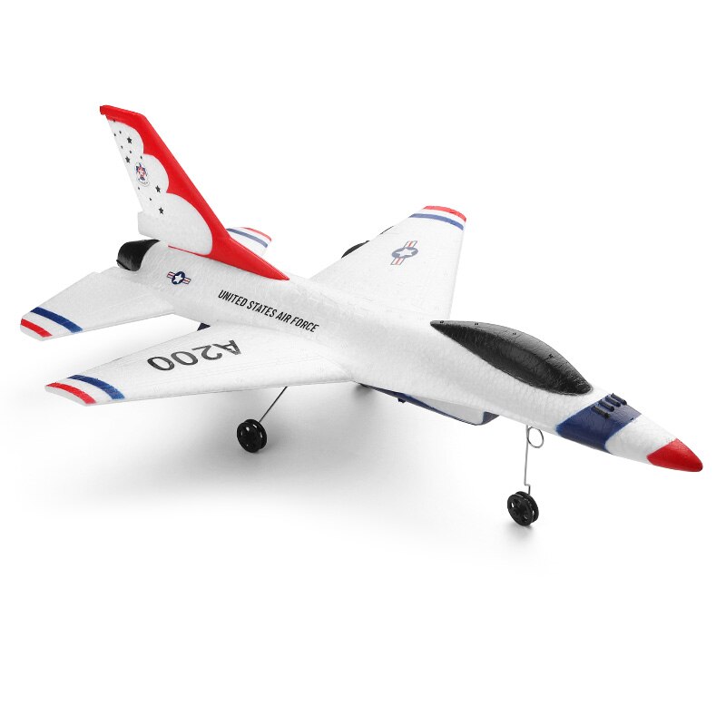 Wltoys XK A200 F-16B RC Flugzeug 2,4 GHz 2CH RC Flugzeug Flug Spielzeug für Kinder Jungen VS FX802